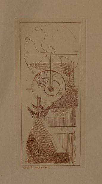 Marcel DUCHAMP (1887-1968)
Moulin à café,...