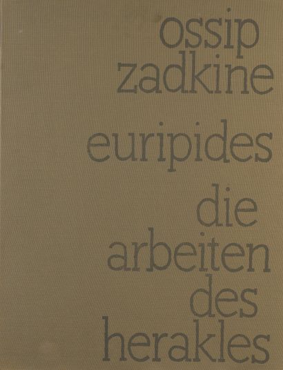 Ossip ZADKINE (1888-1967)
Die Arbeiten des...