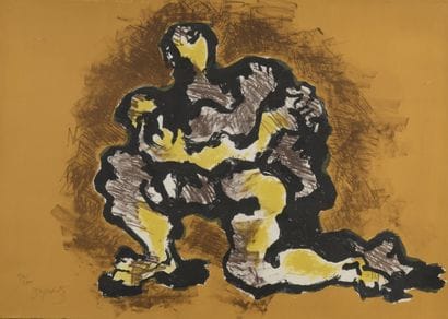 Jacques LIPCHITZ (1891-1973)
Figure agenouillée,...