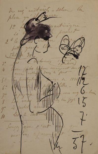Paul GAUGUIN (1848-1903)
Exceptionnelle lettre...