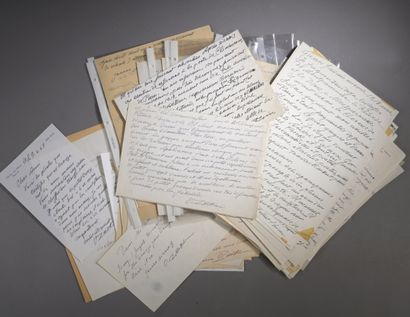 Ossip ZADKINE (1888-1967)
Importante correspondance...
