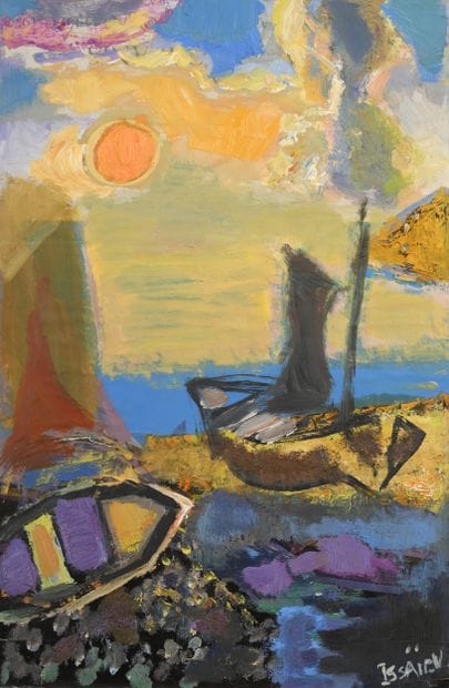 Nicolas ISSAÏEV (1891-1977)
Soleil couchant...