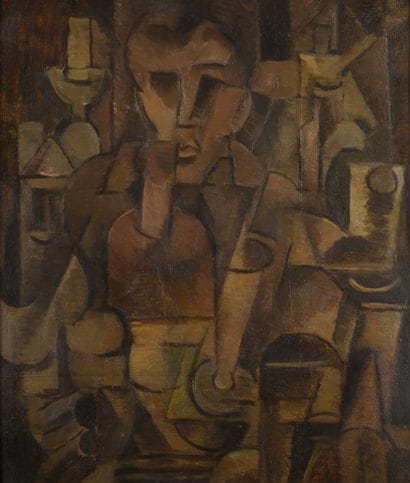 École cubiste du XXème siècle
Portrait d’homme...