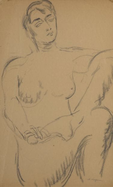 Moissey KOGAN (1879-1943)
Nu assis
Dessin...
