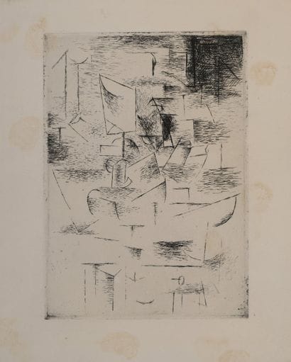 Pablo PICASSO (1881-1973)
La table, 1910
Gravure...