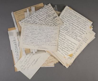 Ossip ZADKINE (1888-1967)
Importante correspondance...