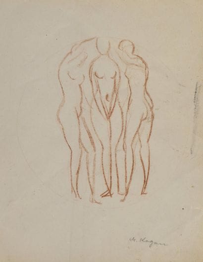 Moissey KOGAN (1879-1943)
Les trois grâces
Dessin...