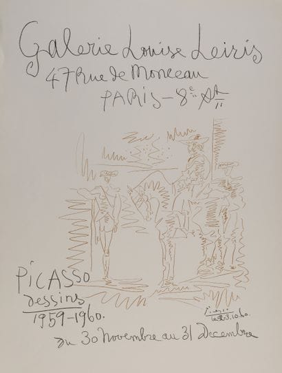 Pablo PICASSO (1881-1973)
Picasso. Dessins...