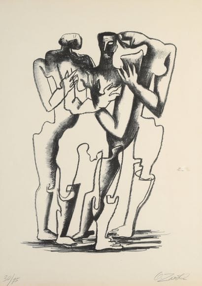 Ossip ZADKINE (1888-1967)
Intimité, 1965
Planche...