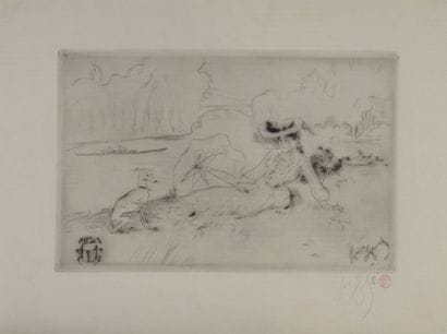 Louis LEGRAND (1863-1951)
Bords de la Marne,...