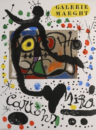 D'après Joan MIRÓ (1893-1983)
Miró - Cartons,...