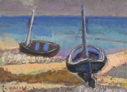 Nicolas ISSAÏEV (1891-1977)
Bateaux sur la...