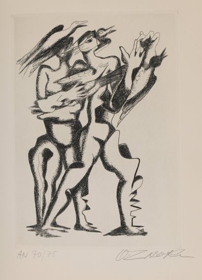 Ossip ZADKINE (1888-1967)
Guillaume Apollinaire,...