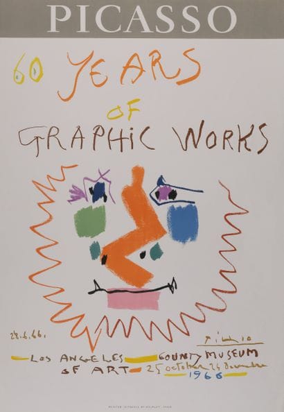 Pablo PICASSO (1881-1973)
Picasso. 60 years...