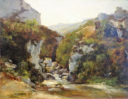 Ecole FRANCAISE du XIXème siècle

Paysage...