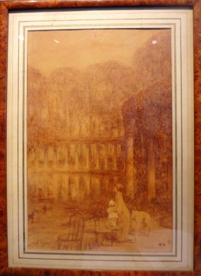 Jean Louis LEFORT (1875-1954)
Le parc Monceau

Technique...