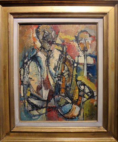 Roger LERSY (1920-2004)
Les musiciens

Huile...