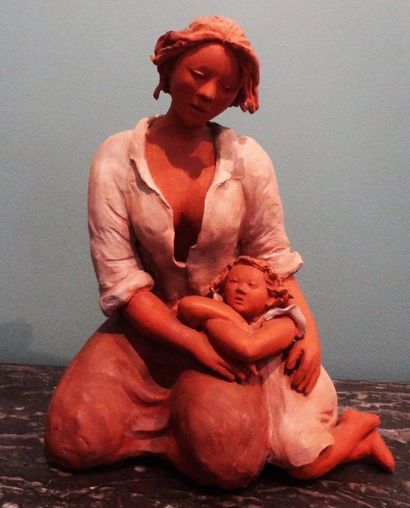 Ecole du XXè siècle
Femme et enfant
Terre...