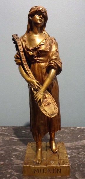 D'après Georges FLAMAND (1895-1925)
Mignon
Bronze...