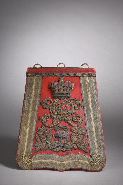 Sabretache de grande tenue du 19e régiment...