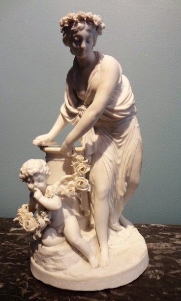 SEVRES d'après Falconet
Groupe en biscuit...