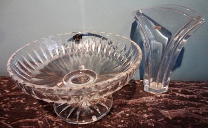 Coupe à fruits en cristal de SAINT-LOUIS...