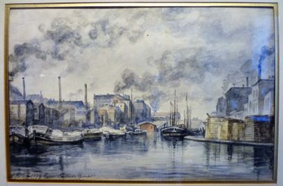 Emile DE SPECHT (1843 -?)
Bords de Seine...