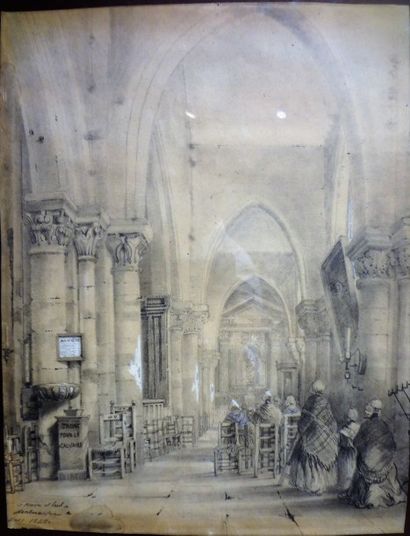 Ecole du XIXè siècle. 	

Saint Pierre et...