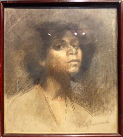 Madeleine PASSERARD (XXe)
Nu en buste - Jeune...