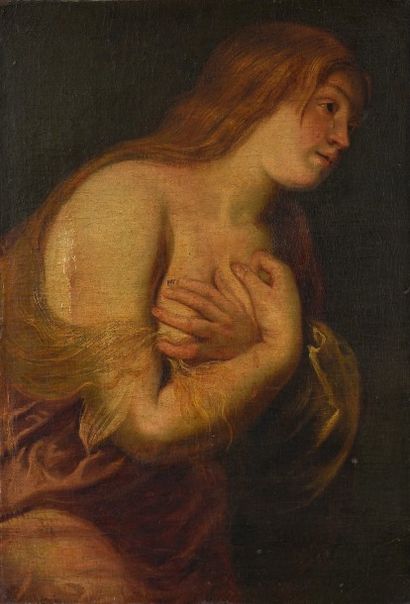 Ecole FLAMANDE du XVIIème siècle

Marie Madeleine

Toile,...