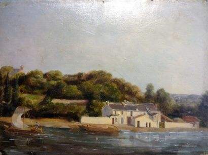 Ecole du XIXème siècle

Ferme en bord de...