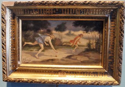G. GOSTIAUX (1838-?)

Hippomène et Atalante

Huile...