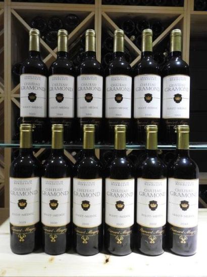 12 B CHÂTEAU GRAMOND, 2010, Haut-Médoc