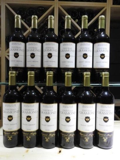 12 B CHÂTEAU GRAMOND, 2010, Haut-Médoc