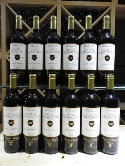 12 B CHÂTEAU GRAMOND, 2010, Haut-Médoc