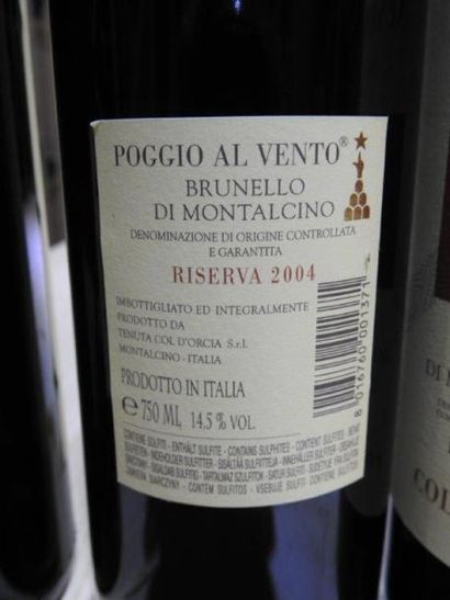 3 B BRUNELLO DI MONTALCINO RISERVA, 2004,...