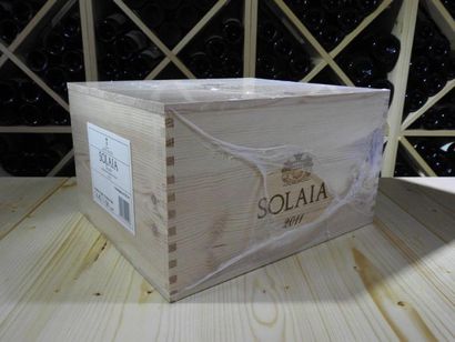 6 B IGT TOSCANA SOLAIA (Caisse Bois filmée),...