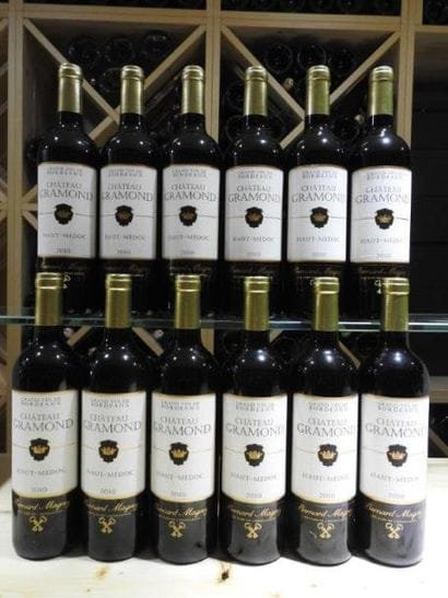 12 B CHÂTEAU GRAMOND, 2010, Haut-Médoc
