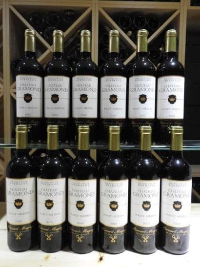 12 B CHÂTEAU GRAMOND, 2010, Haut-Médoc