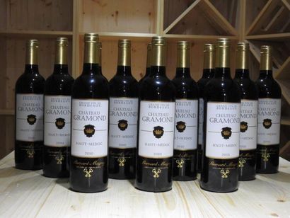 12 B CHÂTEAU GRAMOND, 2010, Haut-Médoc