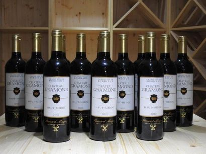 12 B CHÂTEAU GRAMOND, 2010, Haut-Médoc