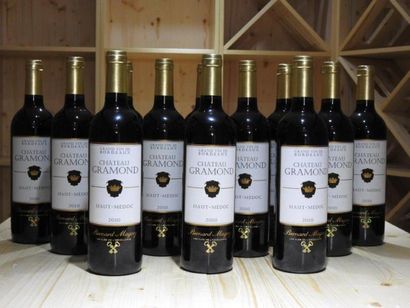 12 B CHÂTEAU GRAMOND, 2010, Haut-Médoc