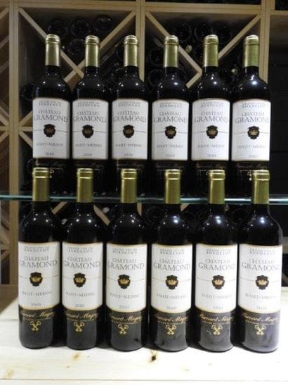 12 B CHÂTEAU GRAMOND, 2010, Haut-Médoc