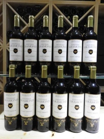 12 B CHÂTEAU GRAMOND, 2010, Haut-Médoc