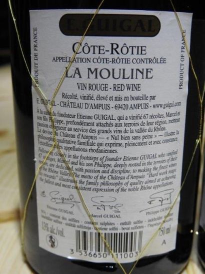 2 B CÔTE-RÔTIE LA MOULINE 2007 Guigal
