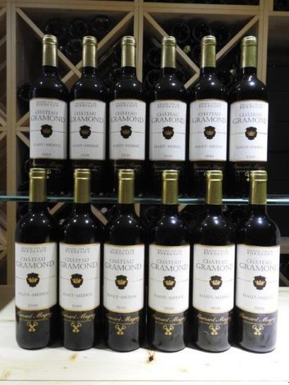 12 B CHÂTEAU GRAMOND, 2010, Haut-Médoc