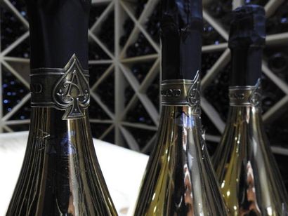 3 B CHAMPAGNE BRUT ACE OF SPADES, NM, Armand...