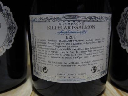 6 B CHAMPAGNE BRUT BLANC DE BLANCS, 2004,...