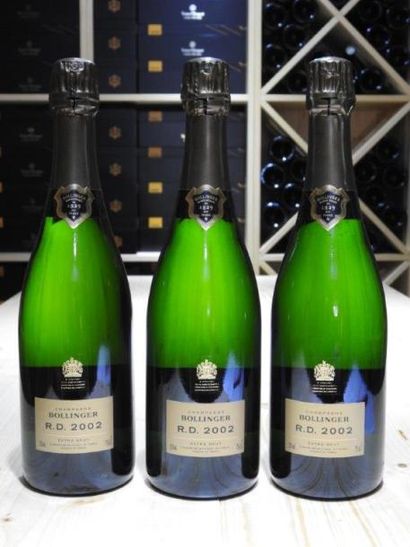 3B CHAMPAGNE EXTRA BRUT R.D, 2002, Bollinger...