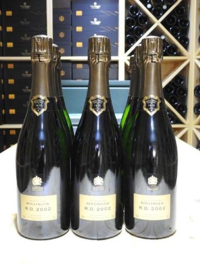 3 B CHAMPAGNE EXTRA BRUT R.D, 2002, Bollinger...